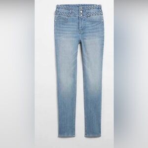 White House Black Market Extra High-Rise Everyday Slim ankle Jeans size 14R
